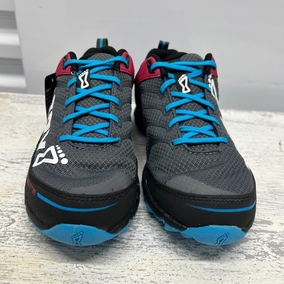Inov-8 ROCLITE 295: Conquer Trails in Grey/Berry/Blue Style - Picture 4 of 9